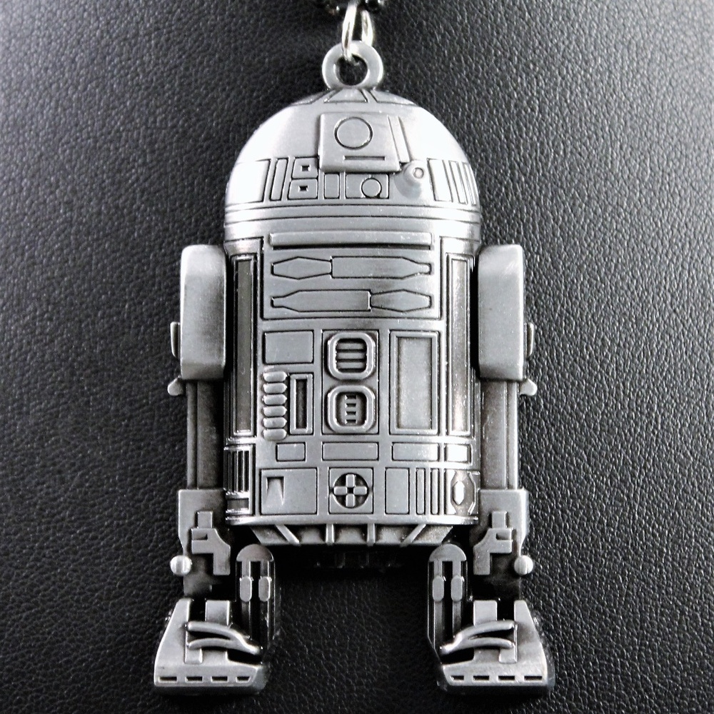 Star Wars Alloy R2-D2 Droid Pendant Necklace